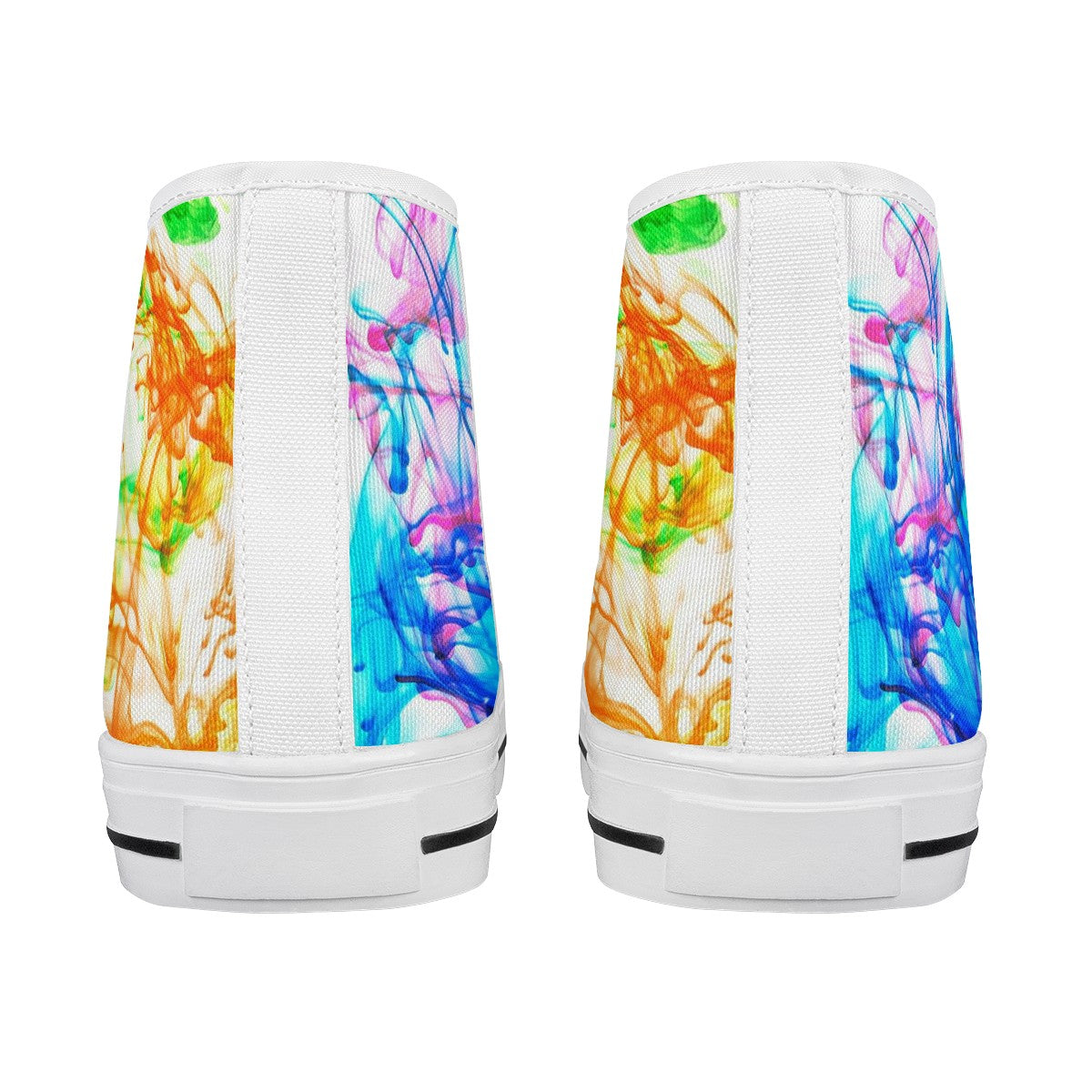 Splatter Custom Converse Chuck Taylor High Top Canvas Shoes