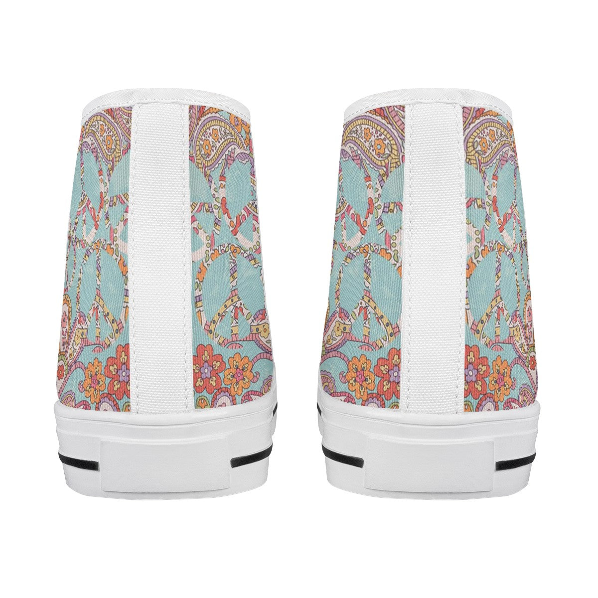 Paisley Custom Converse Chuck Taylor High Top Canvas Shoes