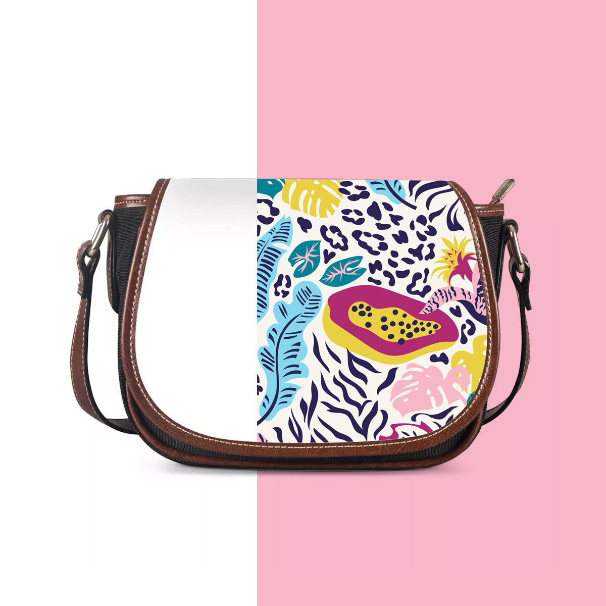 Custom Crossbody Saddle Bag