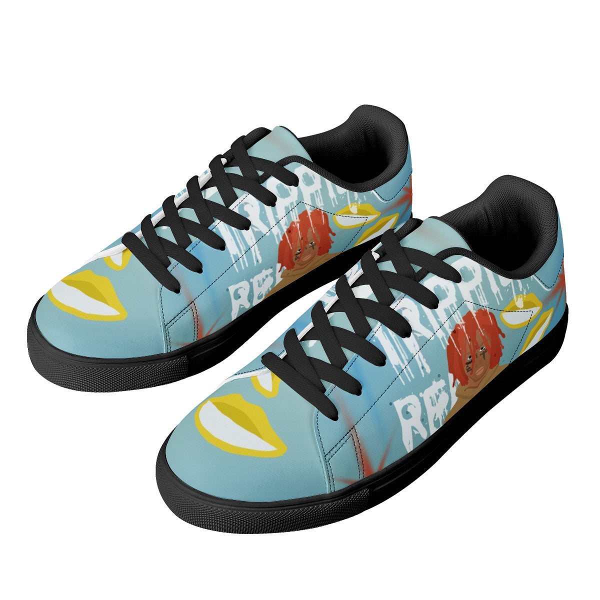 Trippie Redd Custom Low Top Leather Shoes