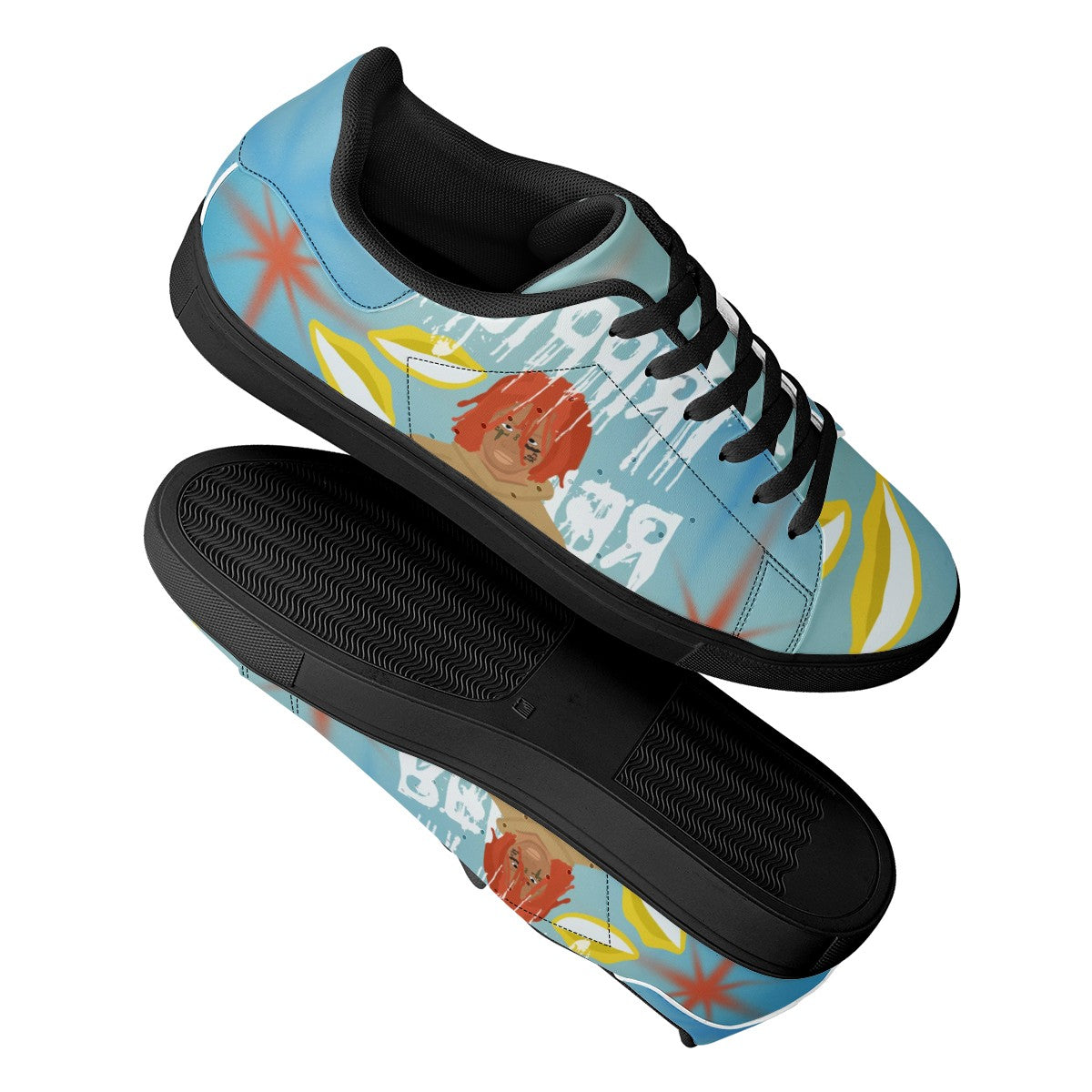 Trippie Redd Custom Low Top Leather Shoes