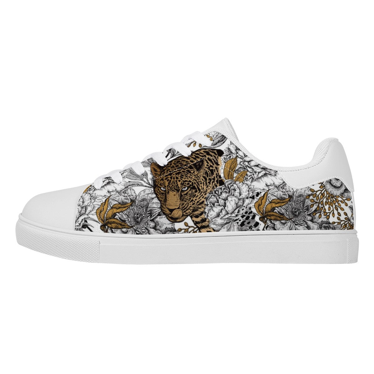 Cheetah Low Top Leather Shoes
