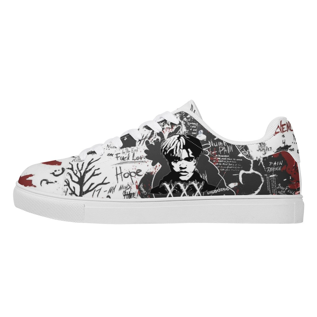 XXXTentacion Custom Low Top Leather Shoes