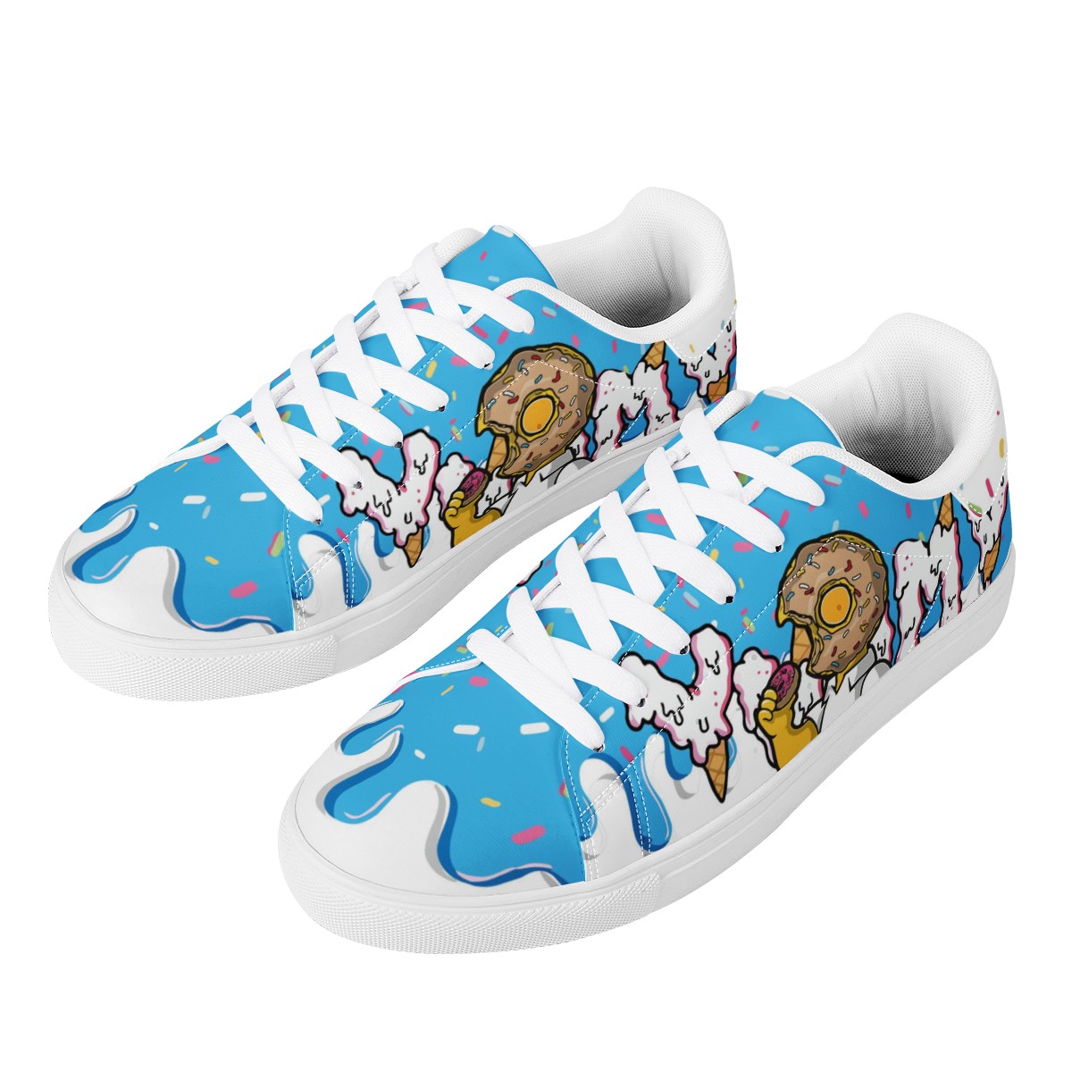 Drip Low Top Leather Shoes