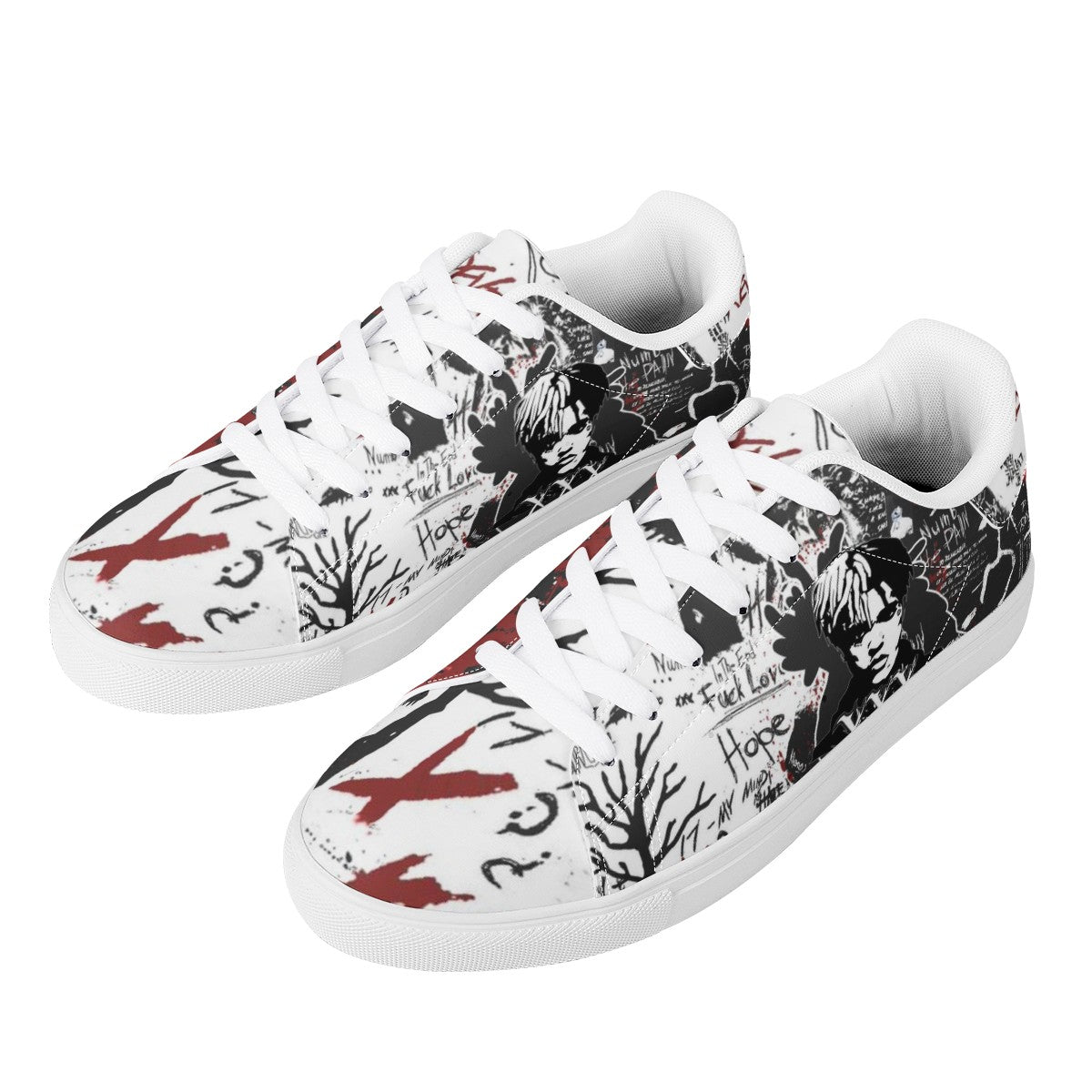 XXXTentacion Custom Low Top Leather Shoes