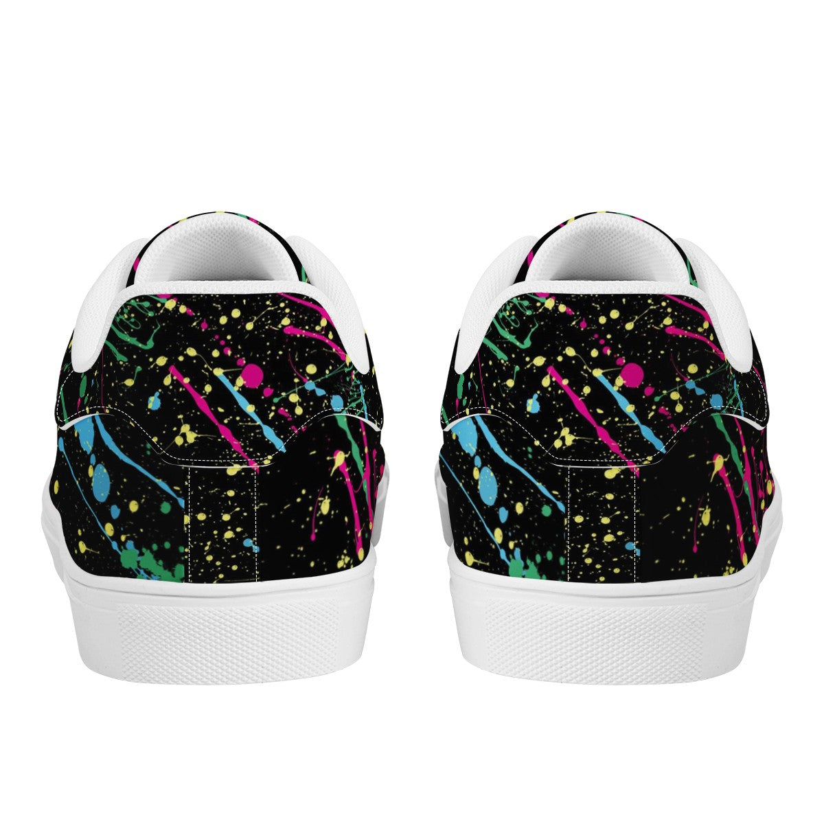 Splatter Low Top Leather Shoes
