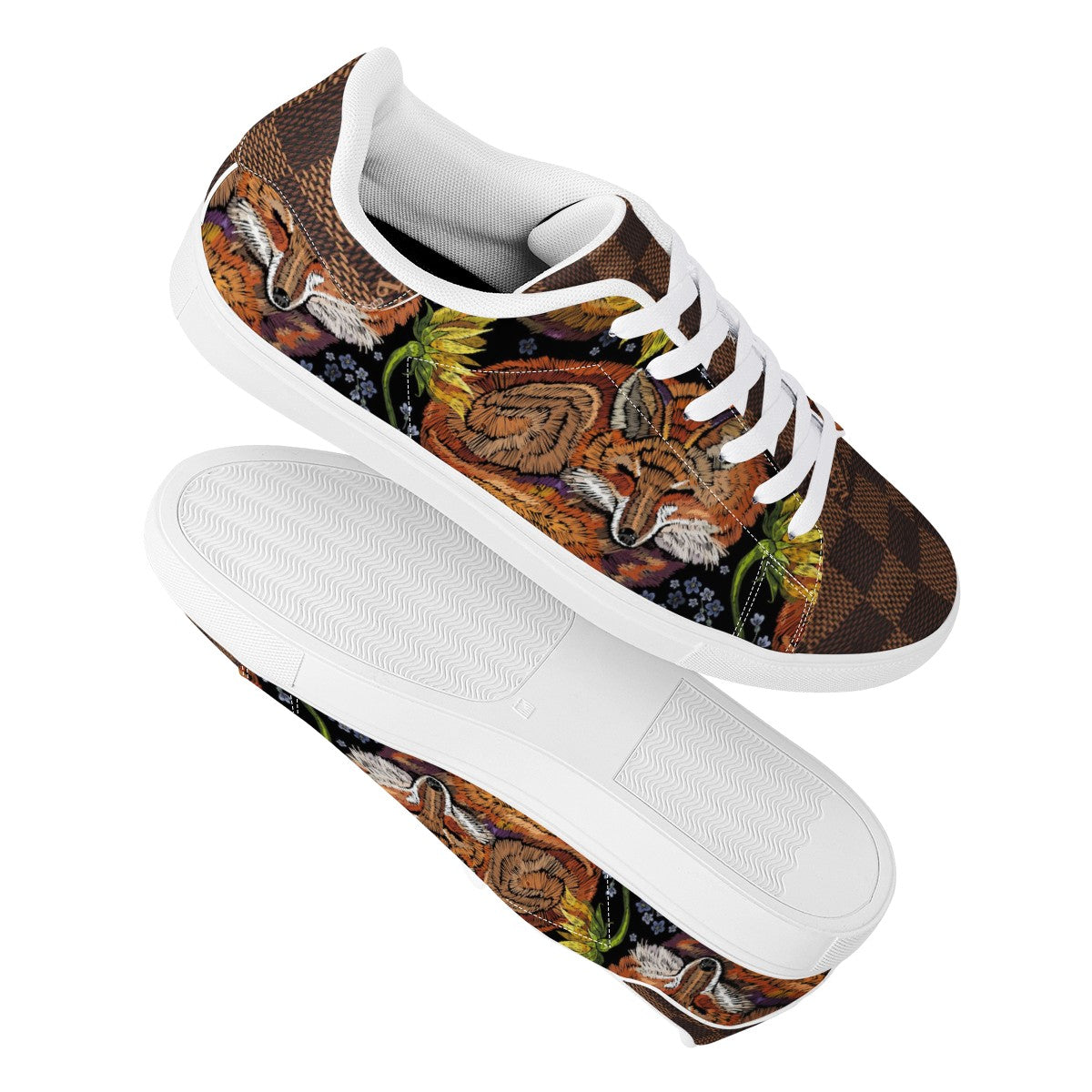 Fox Low Top Leather Shoes