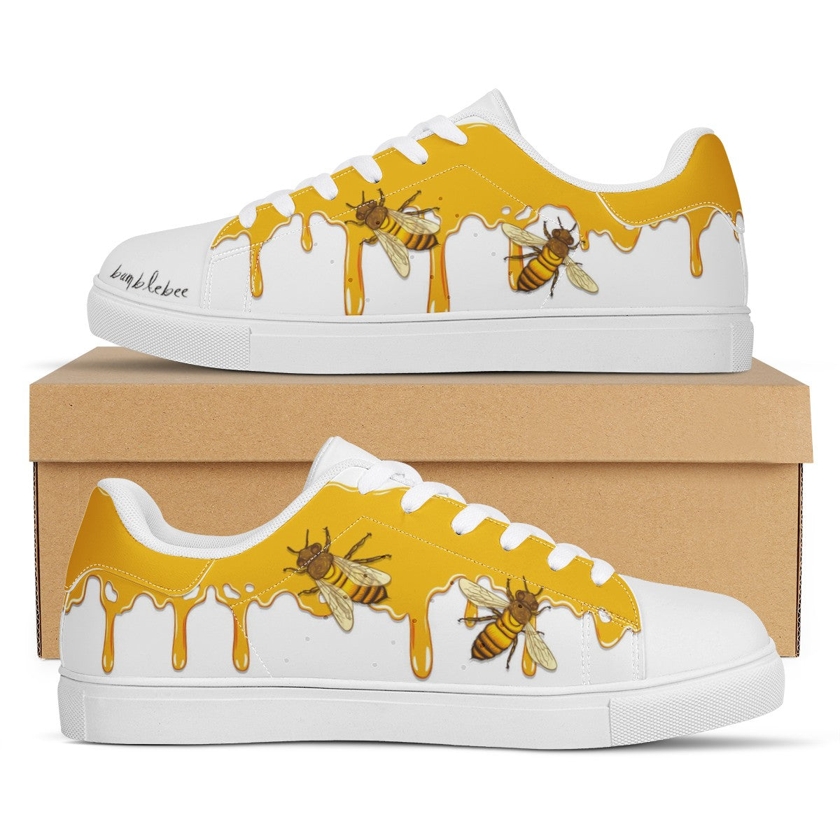 Bumblebee Low Top Leather Shoes