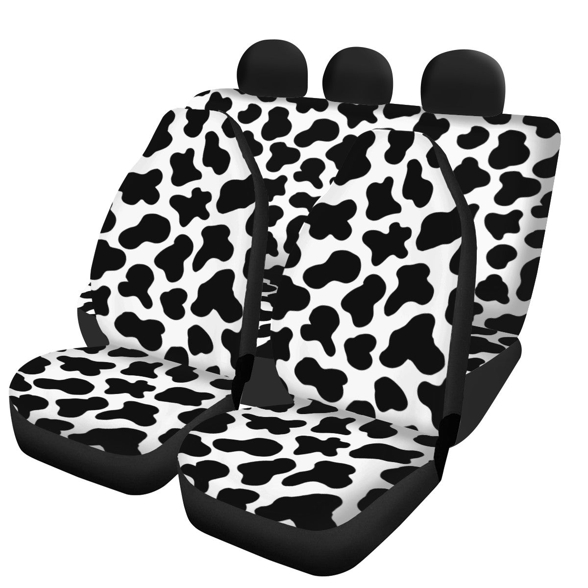 Cow Custom 4Pcs Car Seat Covers
