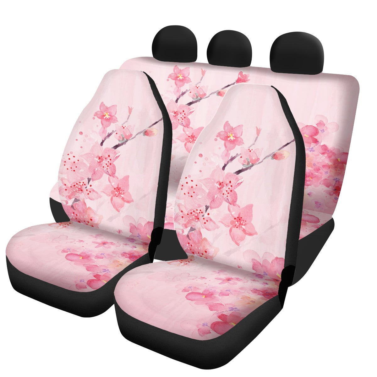 Cherry Blossom Custom 4Pcs Car Seat Covers