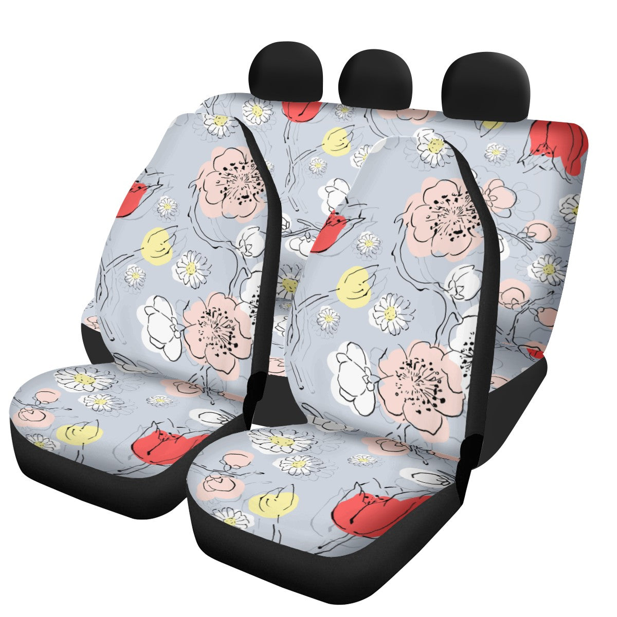 Cherry Blossom Custom 4Pcs Car Seat Covers