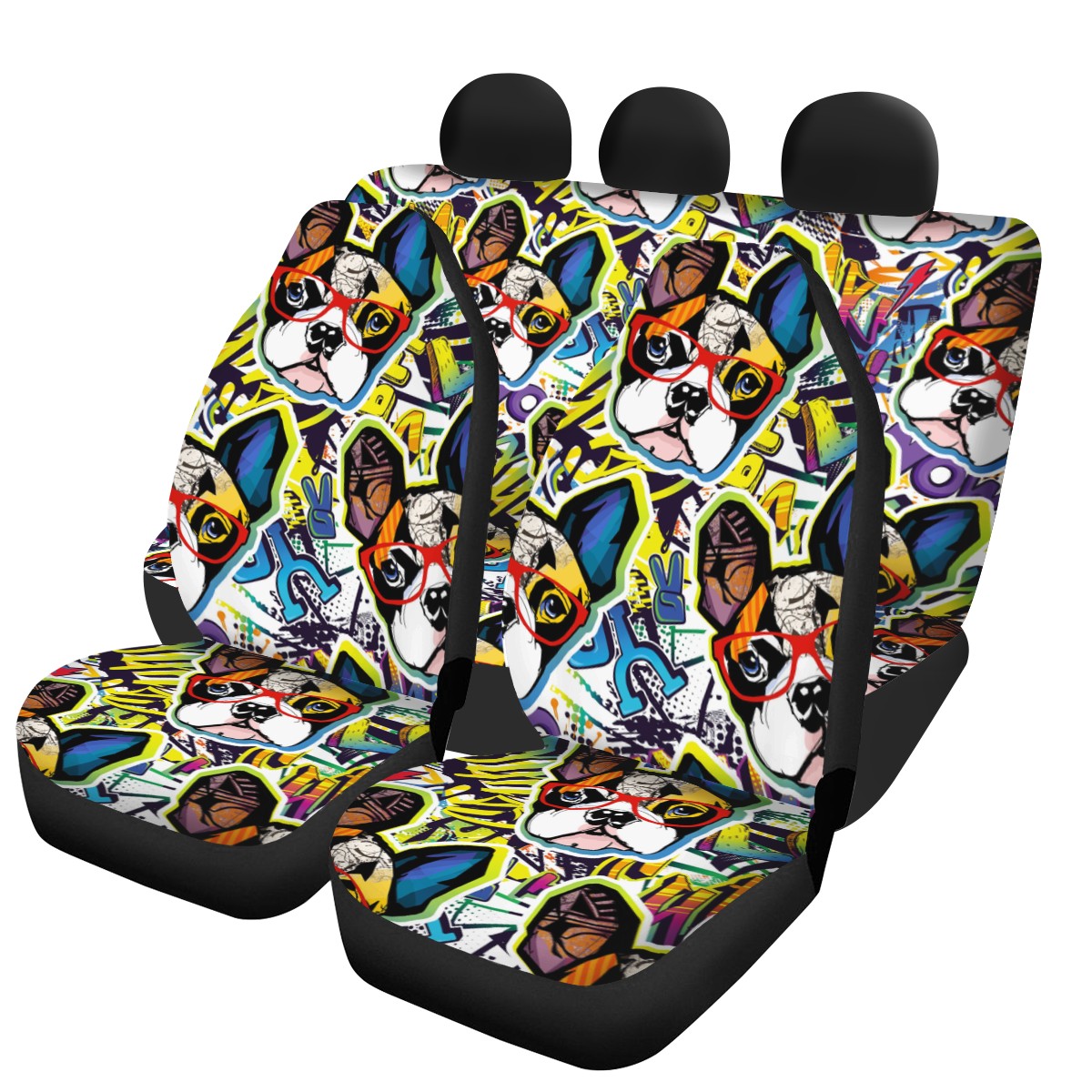 Puppy Custom 4Pcs Car Seat Covers