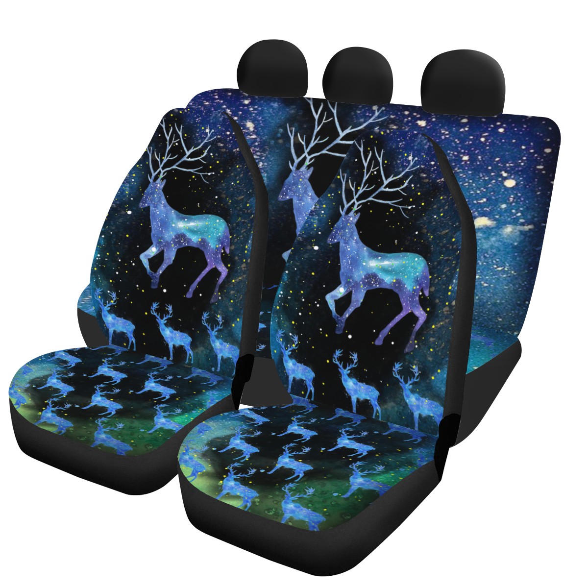 Deer Custom 4Pcs Car Seat Covers