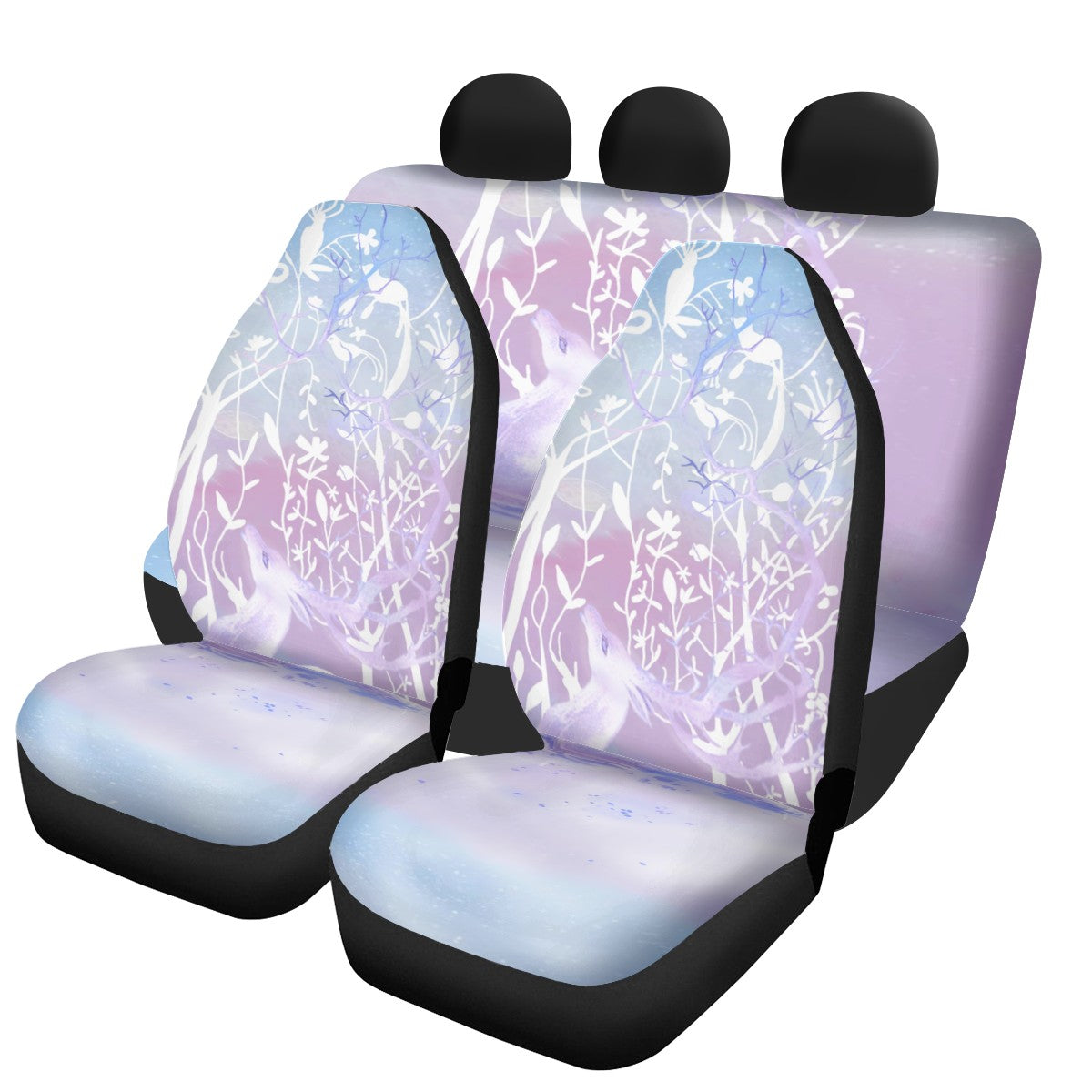 Deer Custom 4Pcs Car Seat Covers