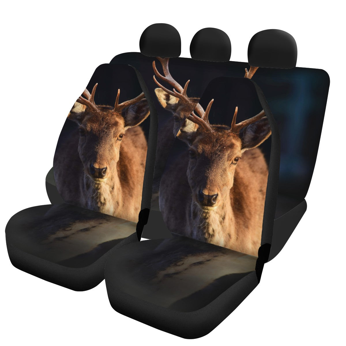 Deer Custom 4Pcs Car Seat Covers