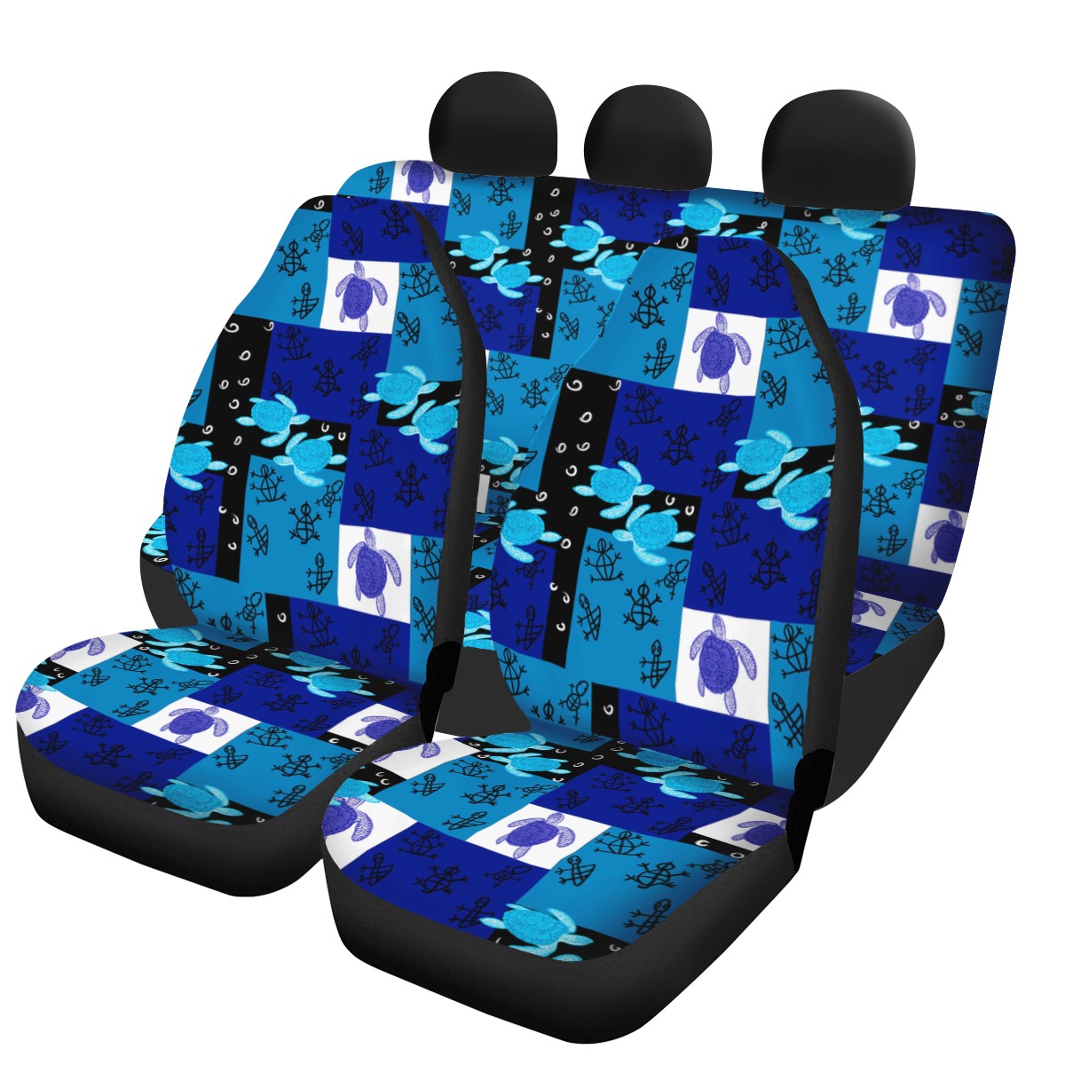 Sea turtle Custom 4Pcs Car Seat Covers