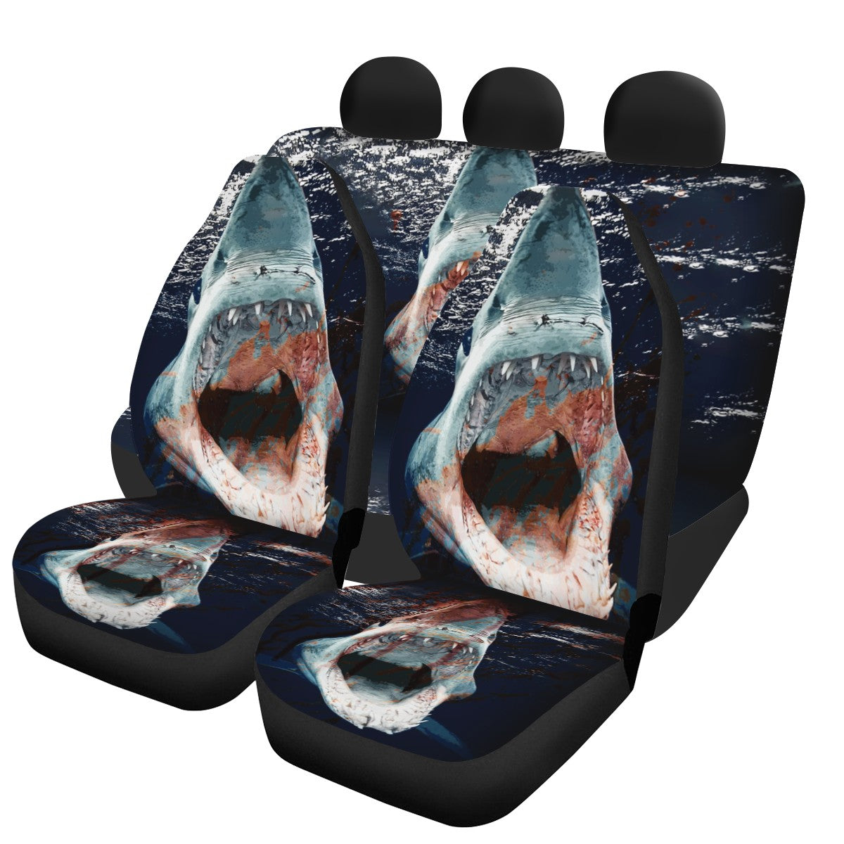 Shark Custom 4Pcs Car Seat Covers