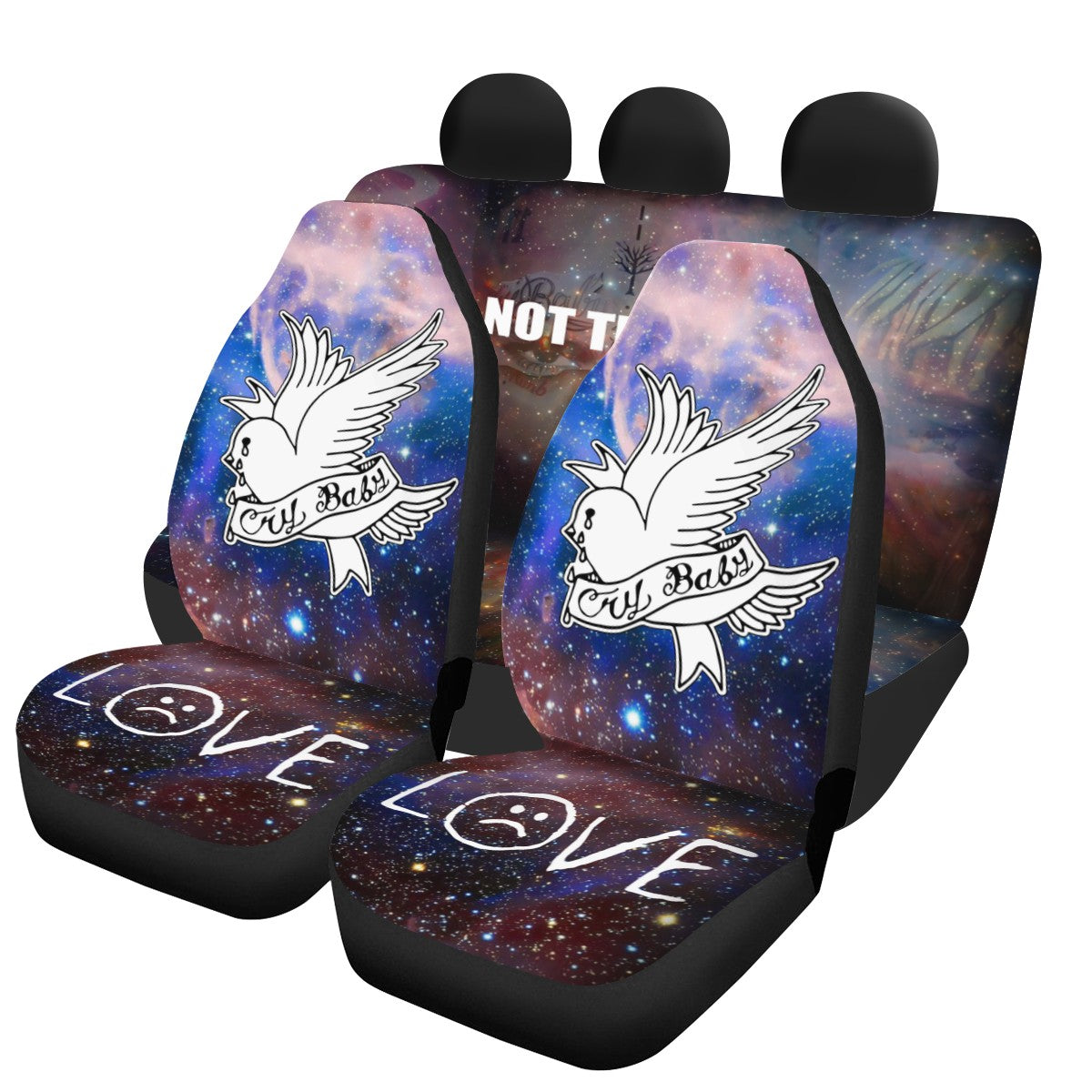 Lil Peep Custom 4Pcs Car Seat Covers
