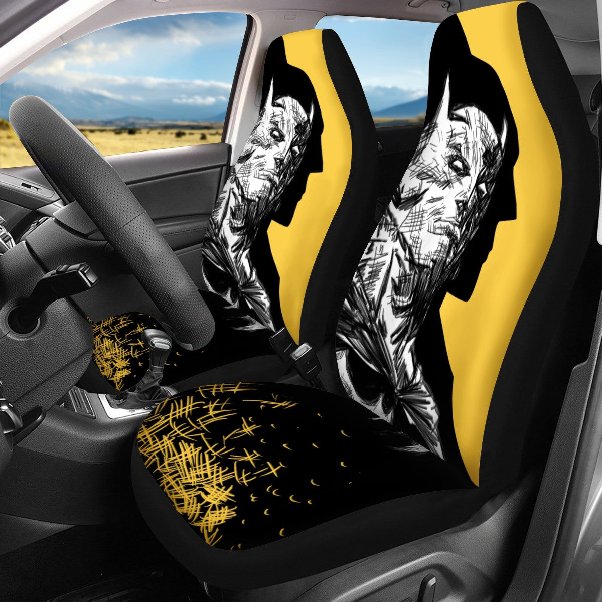 Bruce Custom 4Pcs Car Seat Covers
