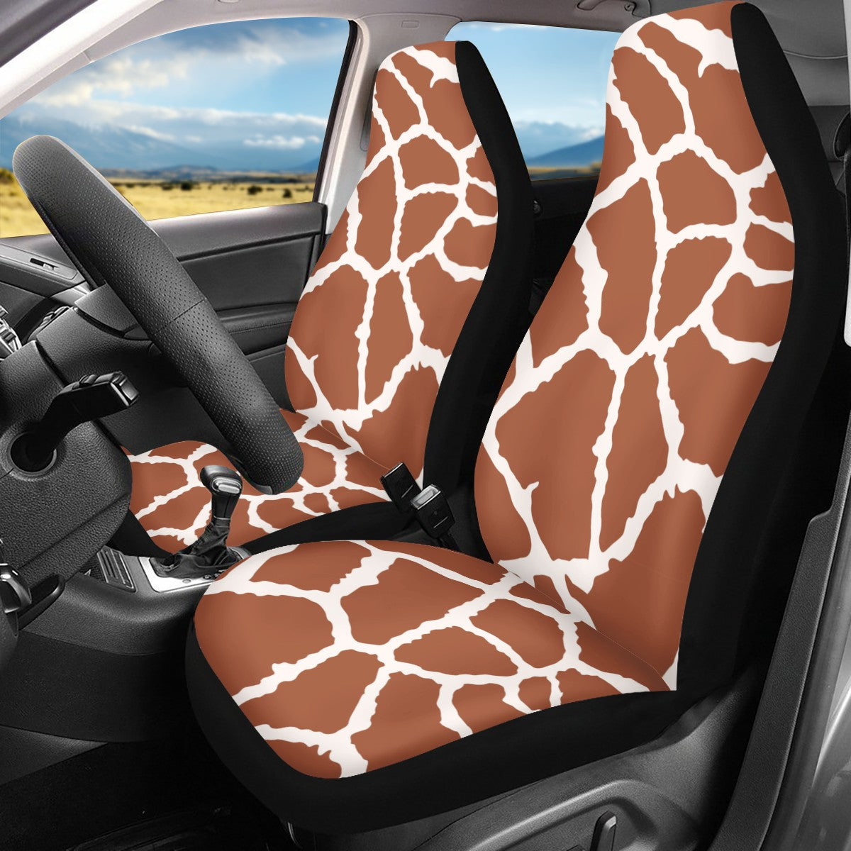 Giraffe Custom 4Pcs Car Seat Covers