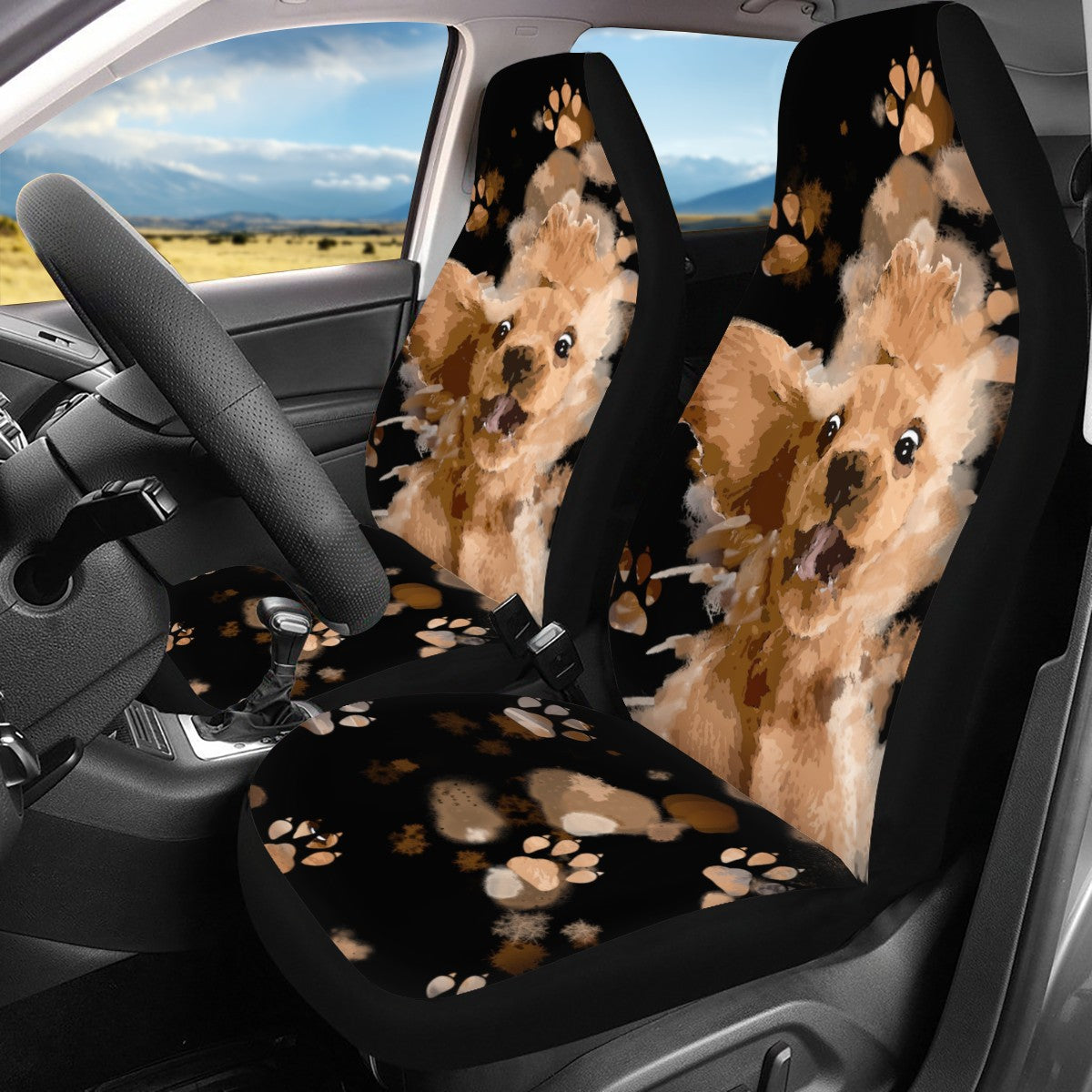Puppy Custom 4Pcs Car Seat Covers