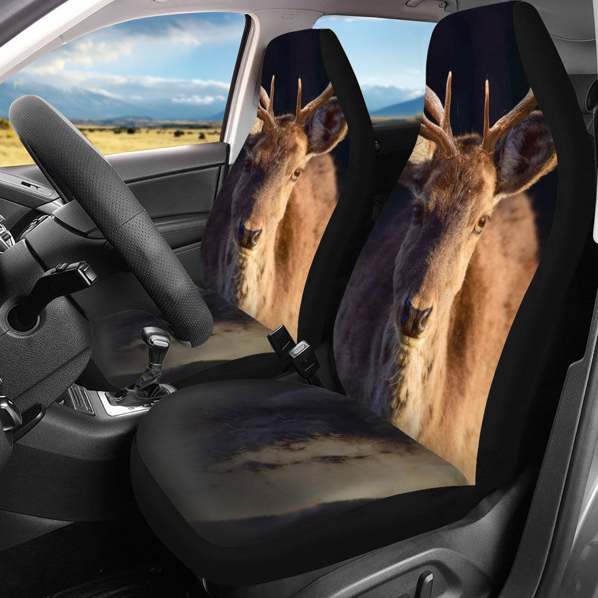 Deer Custom 4Pcs Car Seat Covers