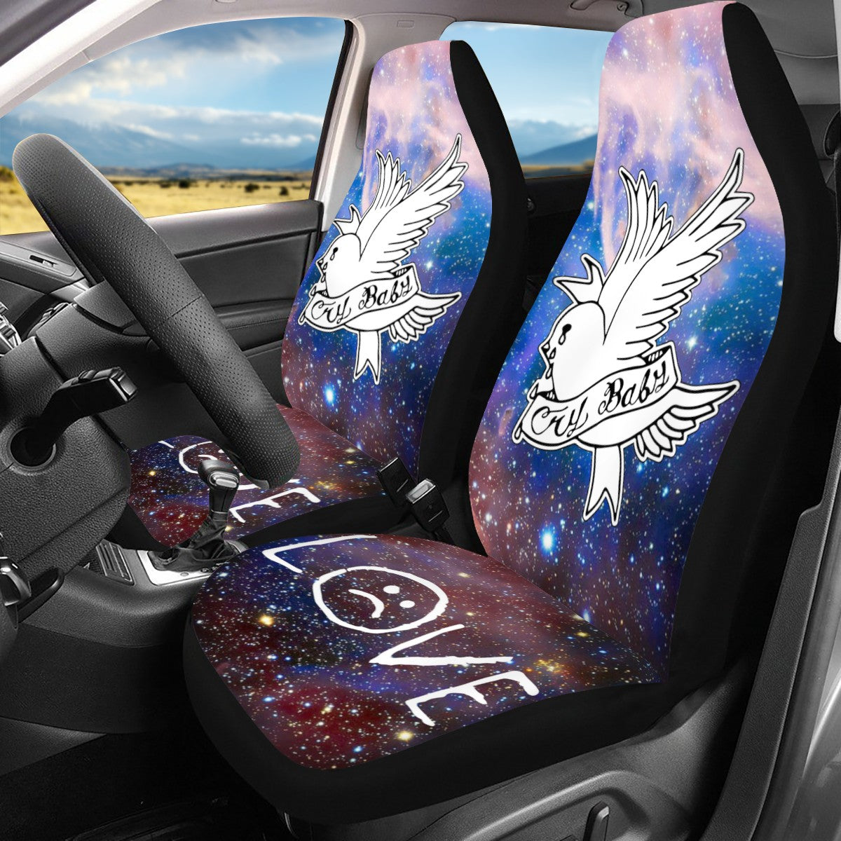 Lil Peep Custom 4Pcs Car Seat Covers