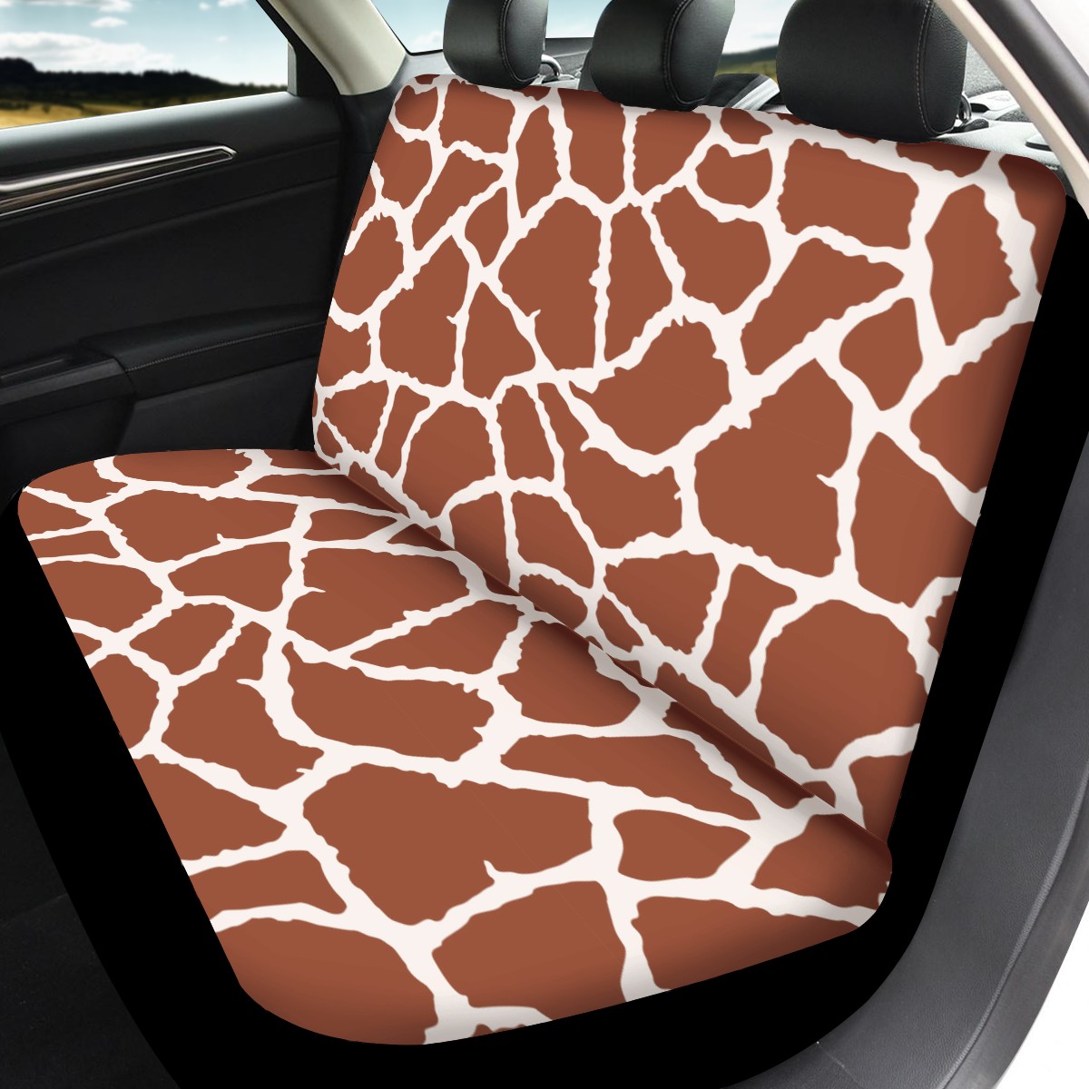 Giraffe Custom 4Pcs Car Seat Covers