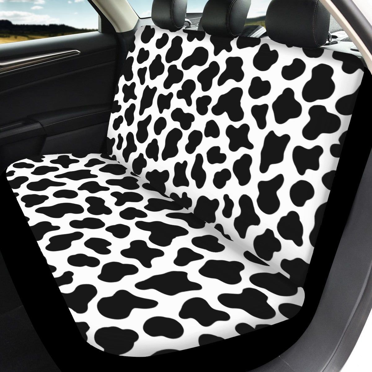 Cow Custom 4Pcs Car Seat Covers