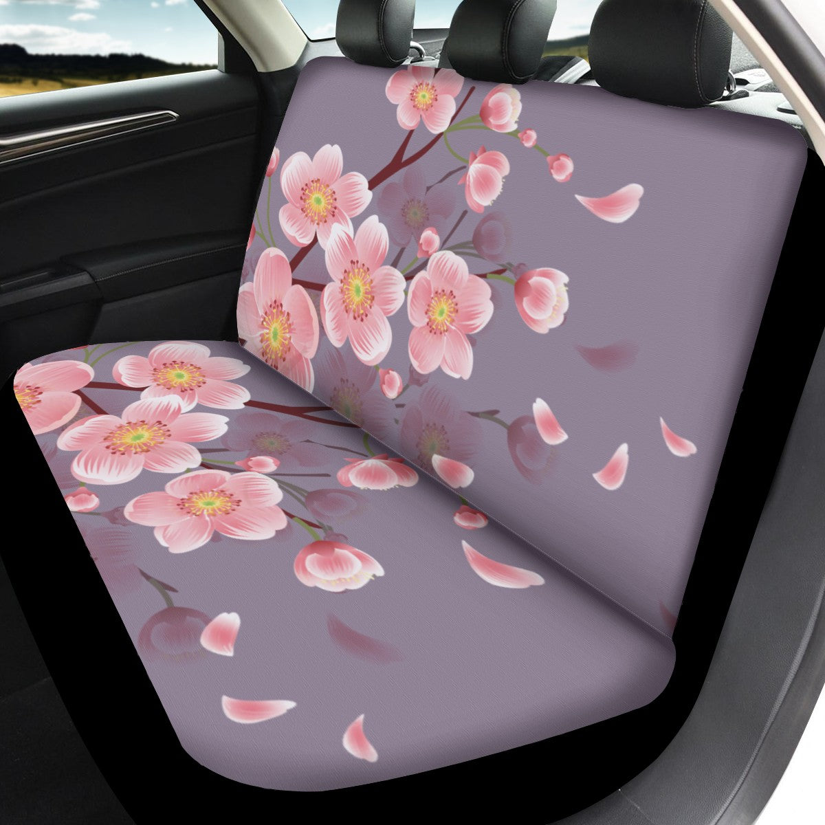 Cherry Blossom Custom 4Pcs Car Seat Covers