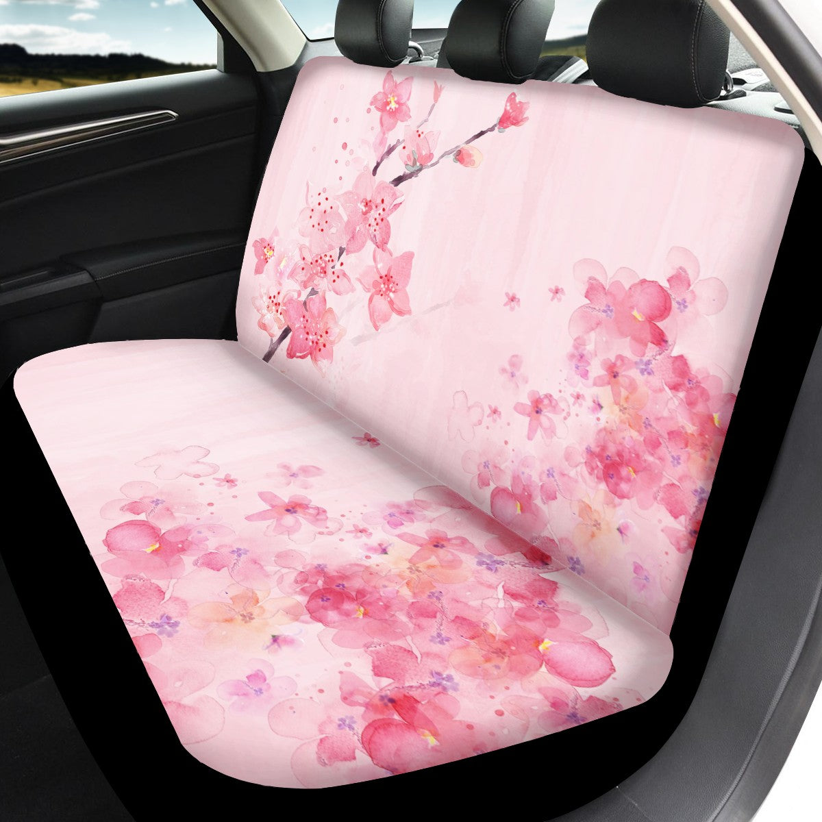 Cherry Blossom Custom 4Pcs Car Seat Covers