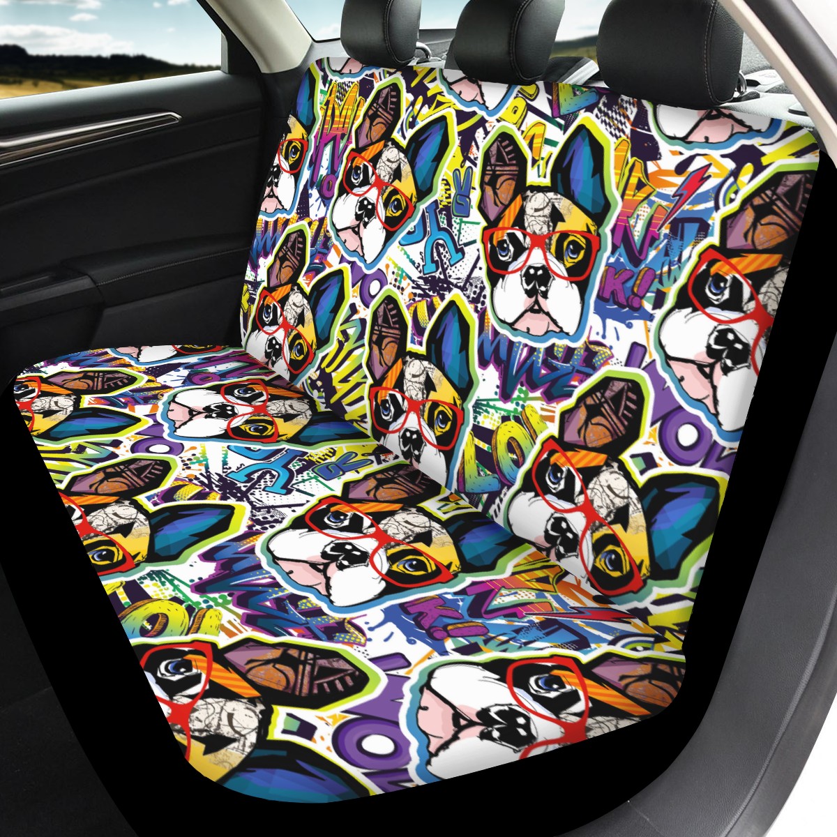 Puppy Custom 4Pcs Car Seat Covers