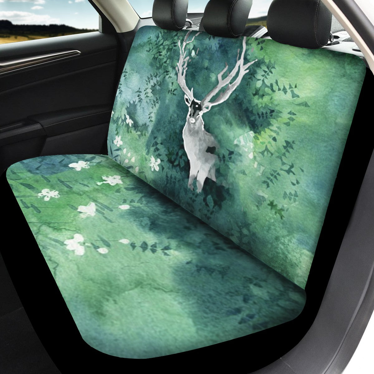 Deer Custom 4Pcs Car Seat Covers