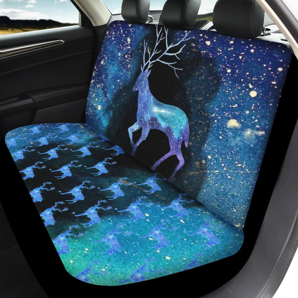 Deer Custom 4Pcs Car Seat Covers