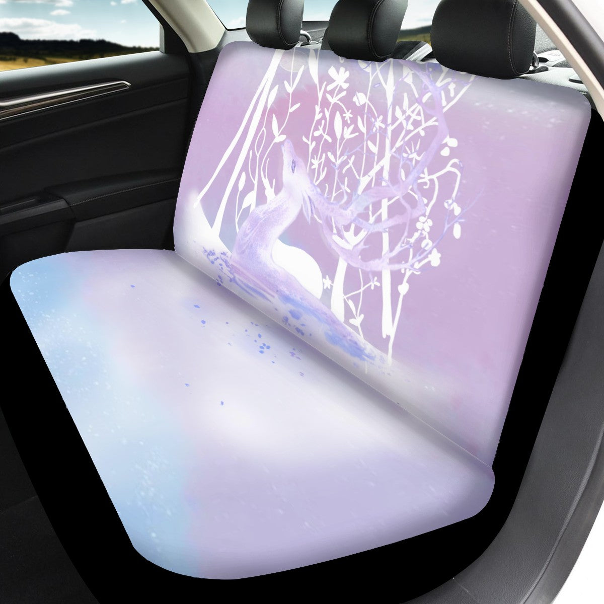 Deer Custom 4Pcs Car Seat Covers