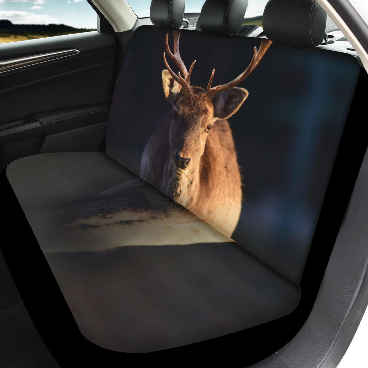 Deer Custom 4Pcs Car Seat Covers