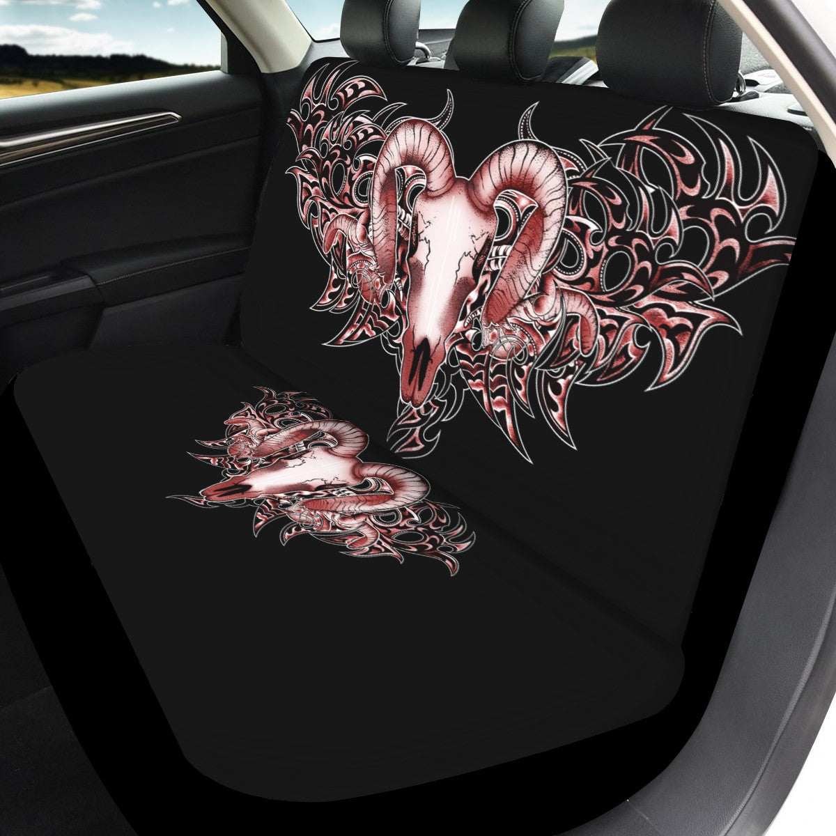 Goat Custom 4Pcs Car Seat Covers