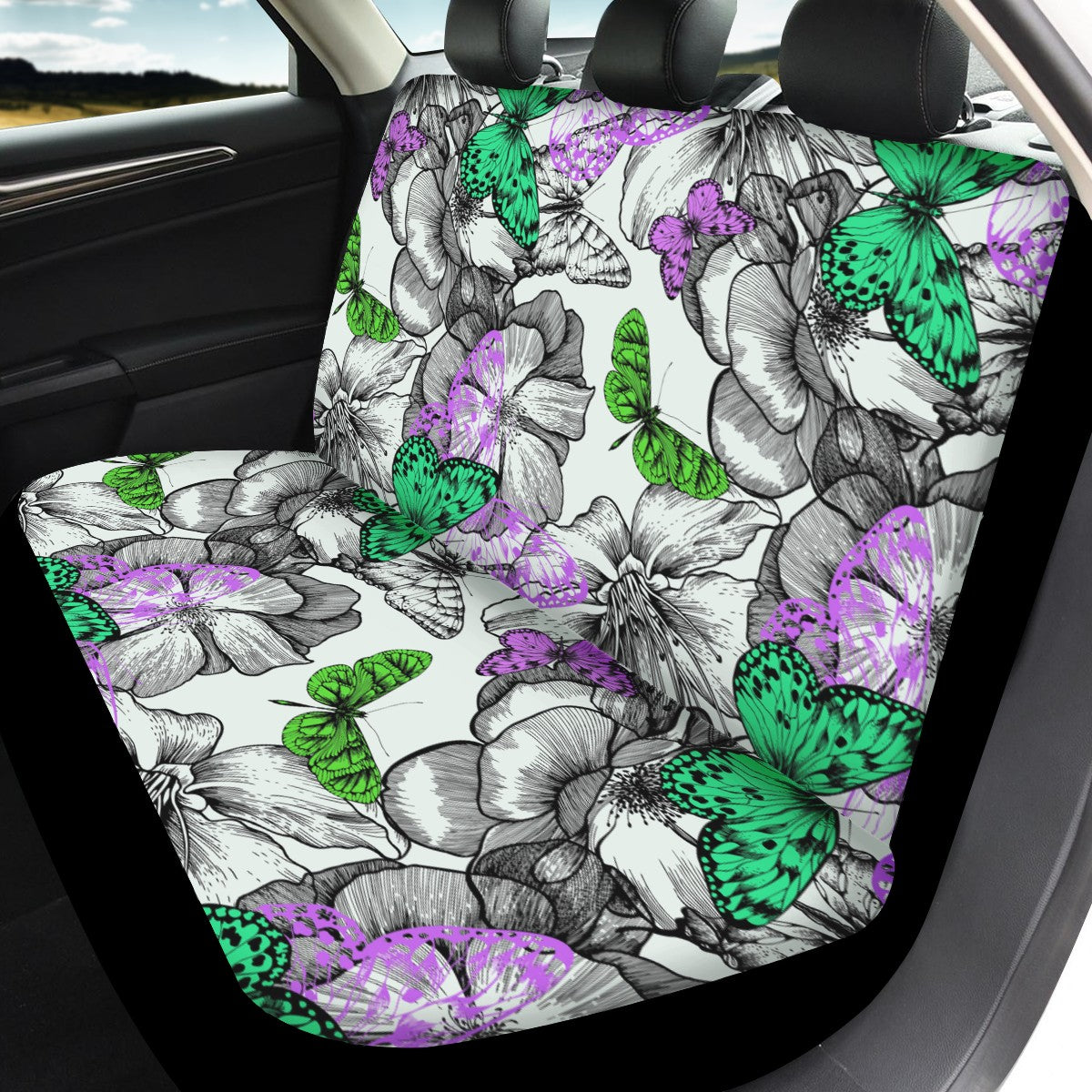 Butterfly Car Seat Cover Set