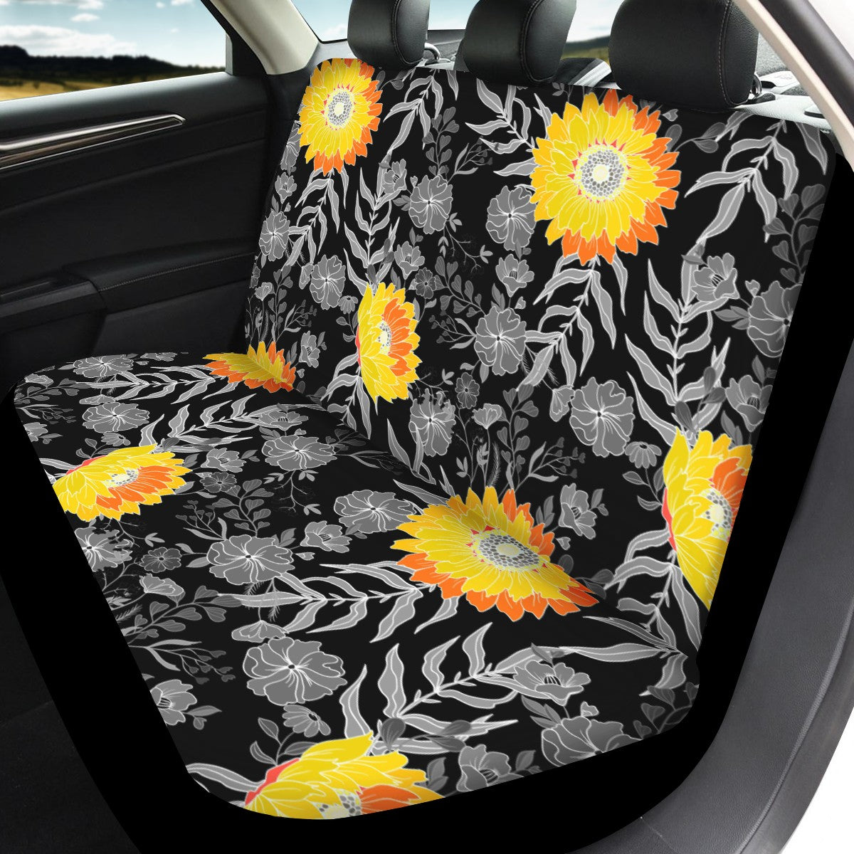 Sunflower Car Seat Cover Set