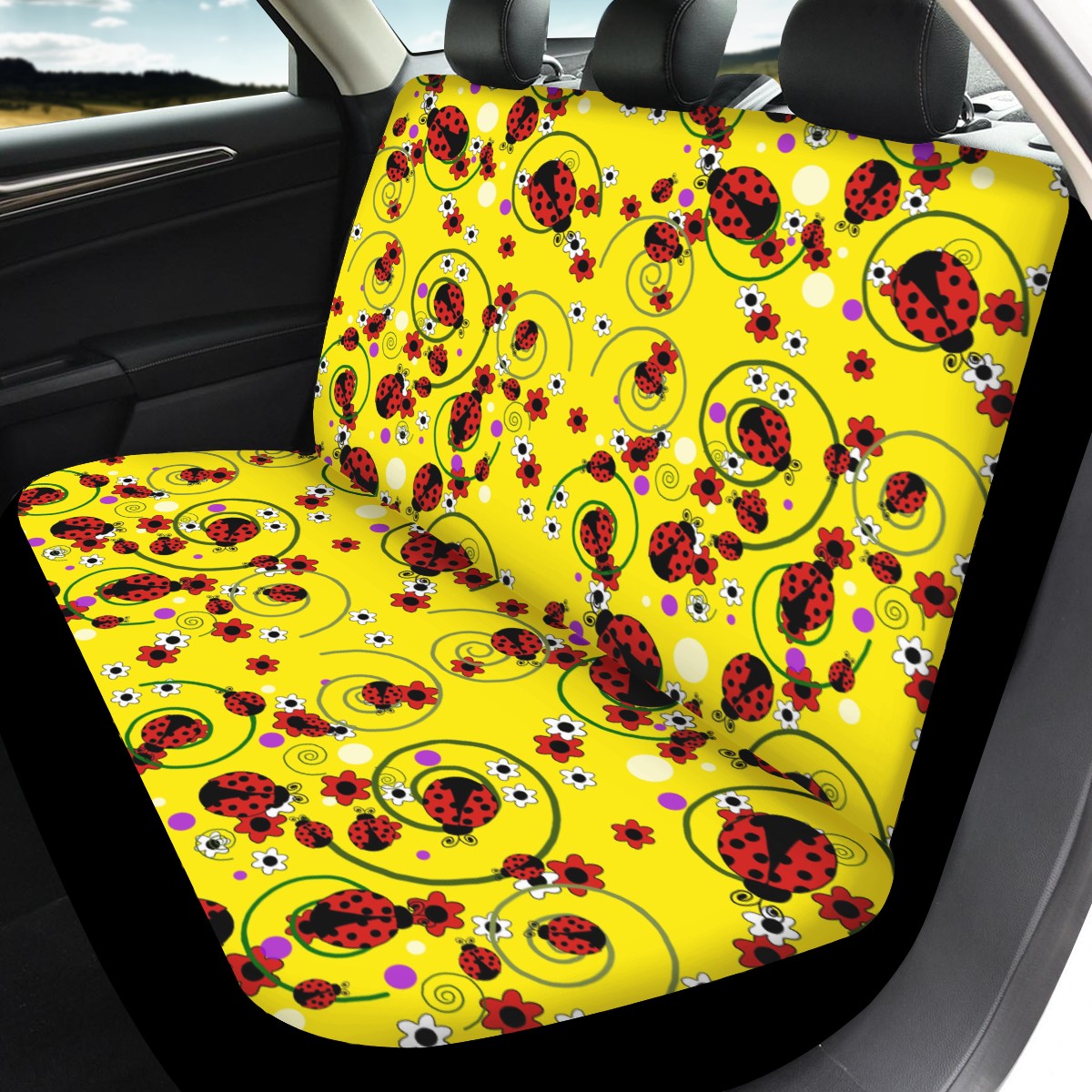 Ladybug Custom 4Pcs Car Seat Covers