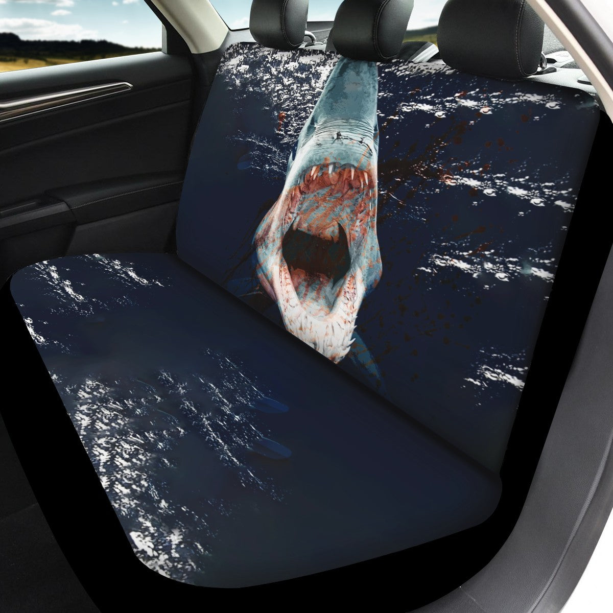 Shark Custom 6Pcs Car Seat Covers
