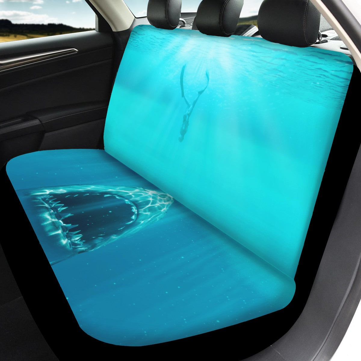 Shark Custom 6Pcs Car Seat Covers