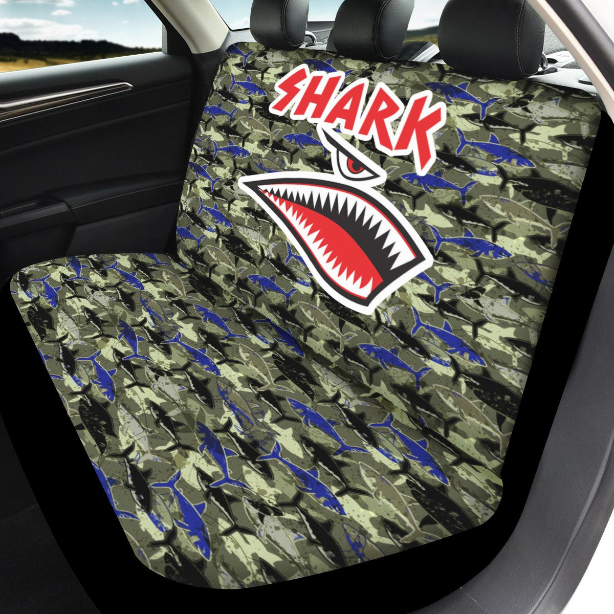 Shark Custom 6Pcs Car Seat Covers