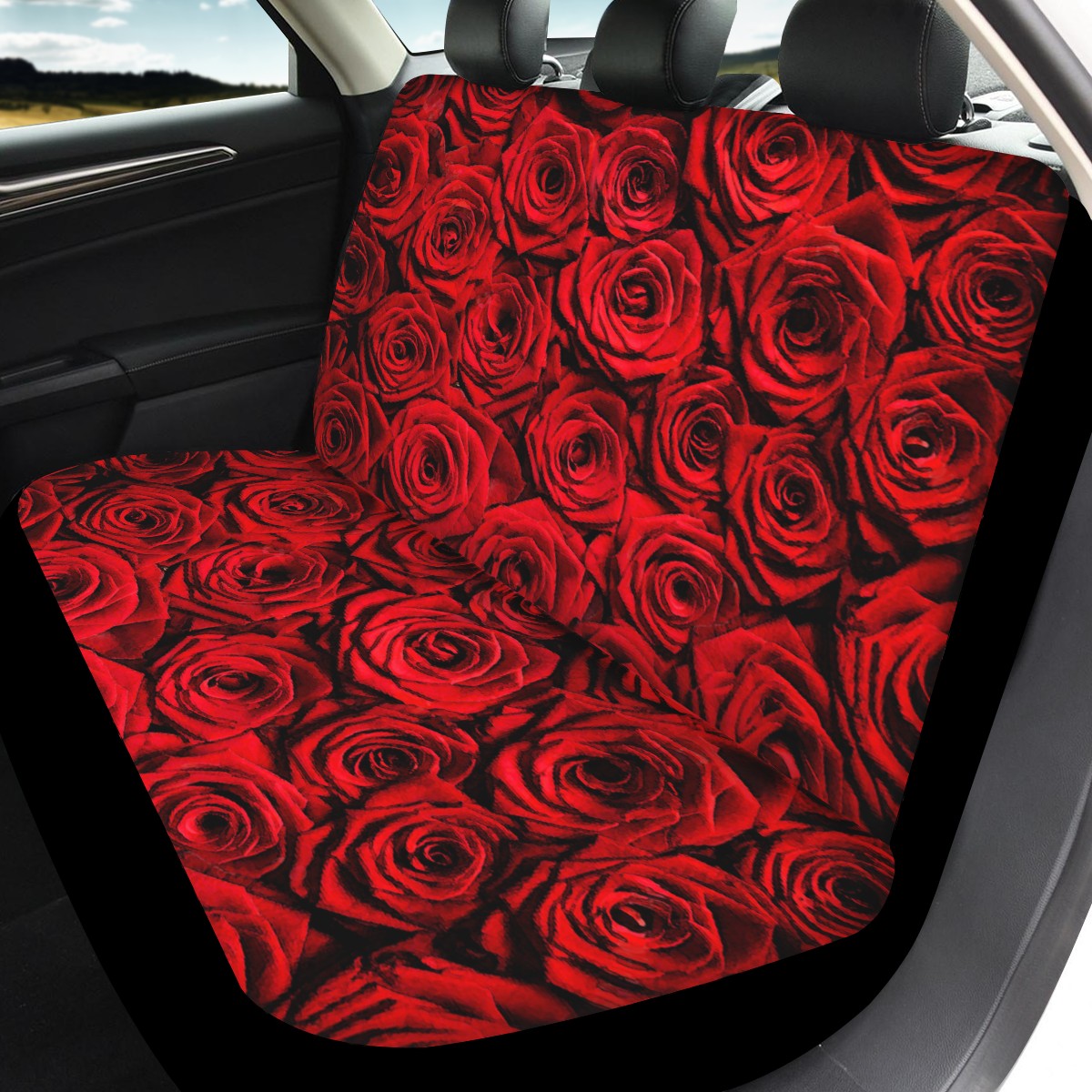 Rose Custom 6Pcs Car Seat Covers