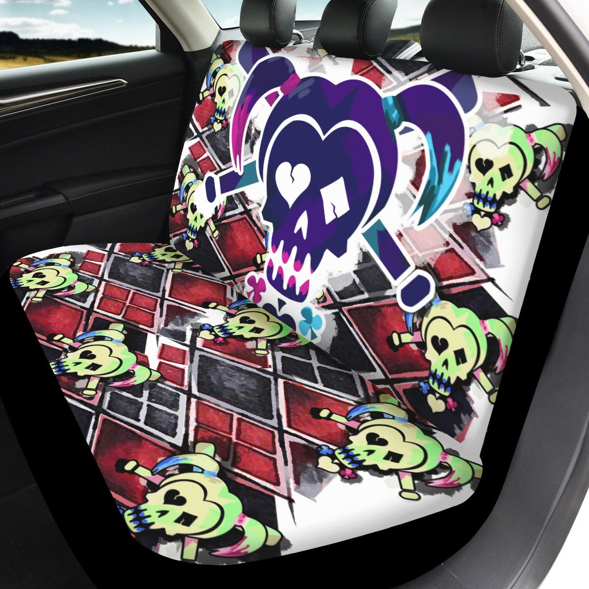 Harley Quinn Custom 4Pcs Car Seat Covers
