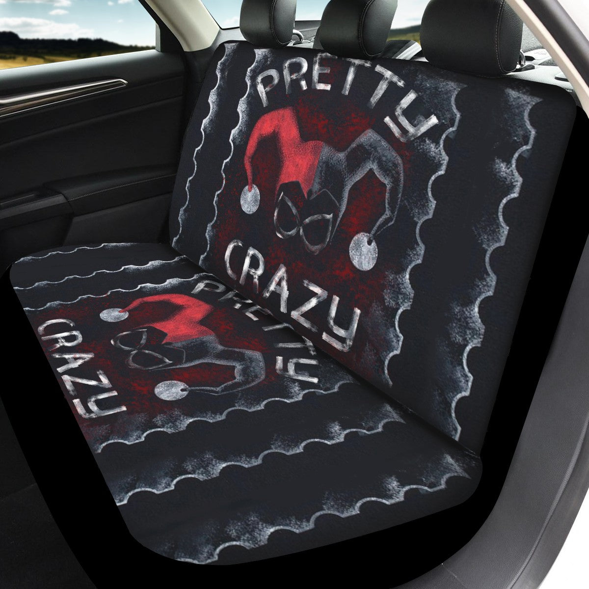 Harley Quinn Custom 4Pcs Car Seat Covers