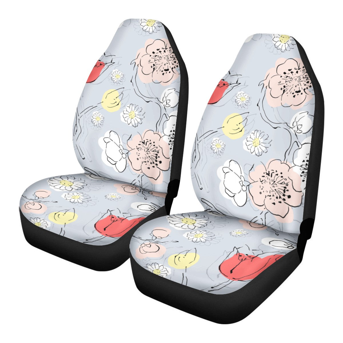 A Blooming Garden Custom Car Seat Covers