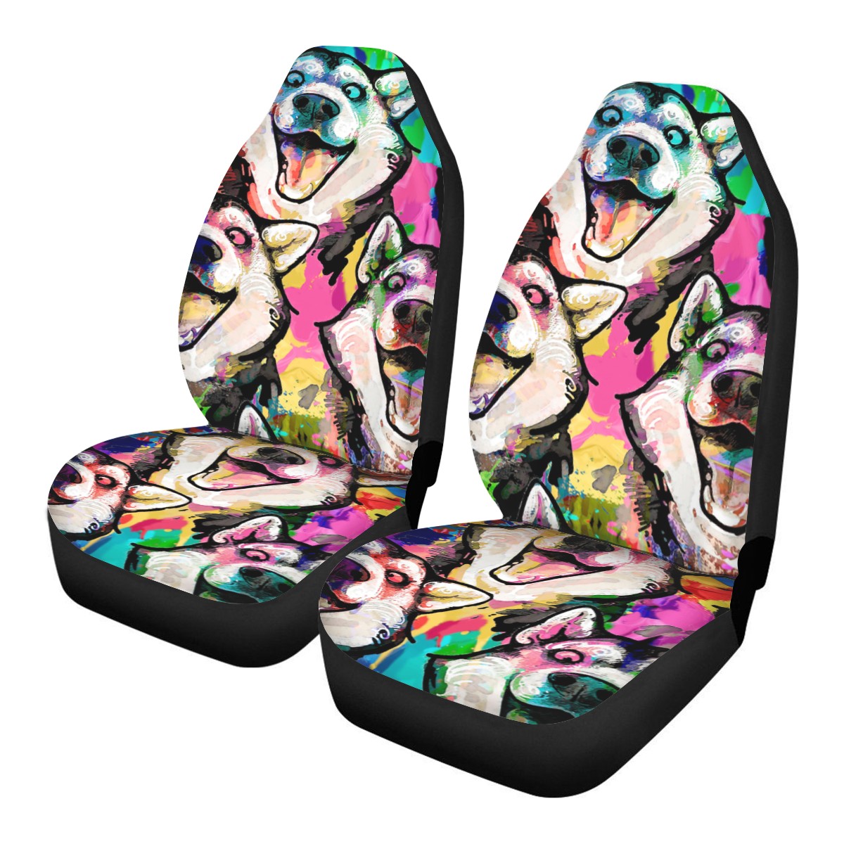 Huskie Custom Car Seat Covers