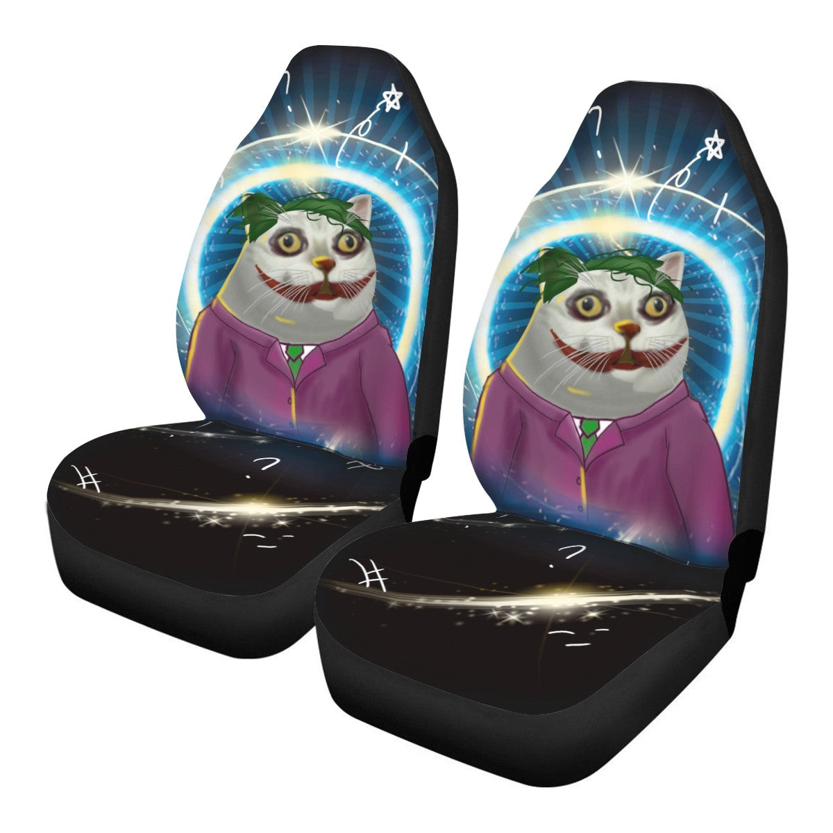 Cat Custom Car Seat Covers