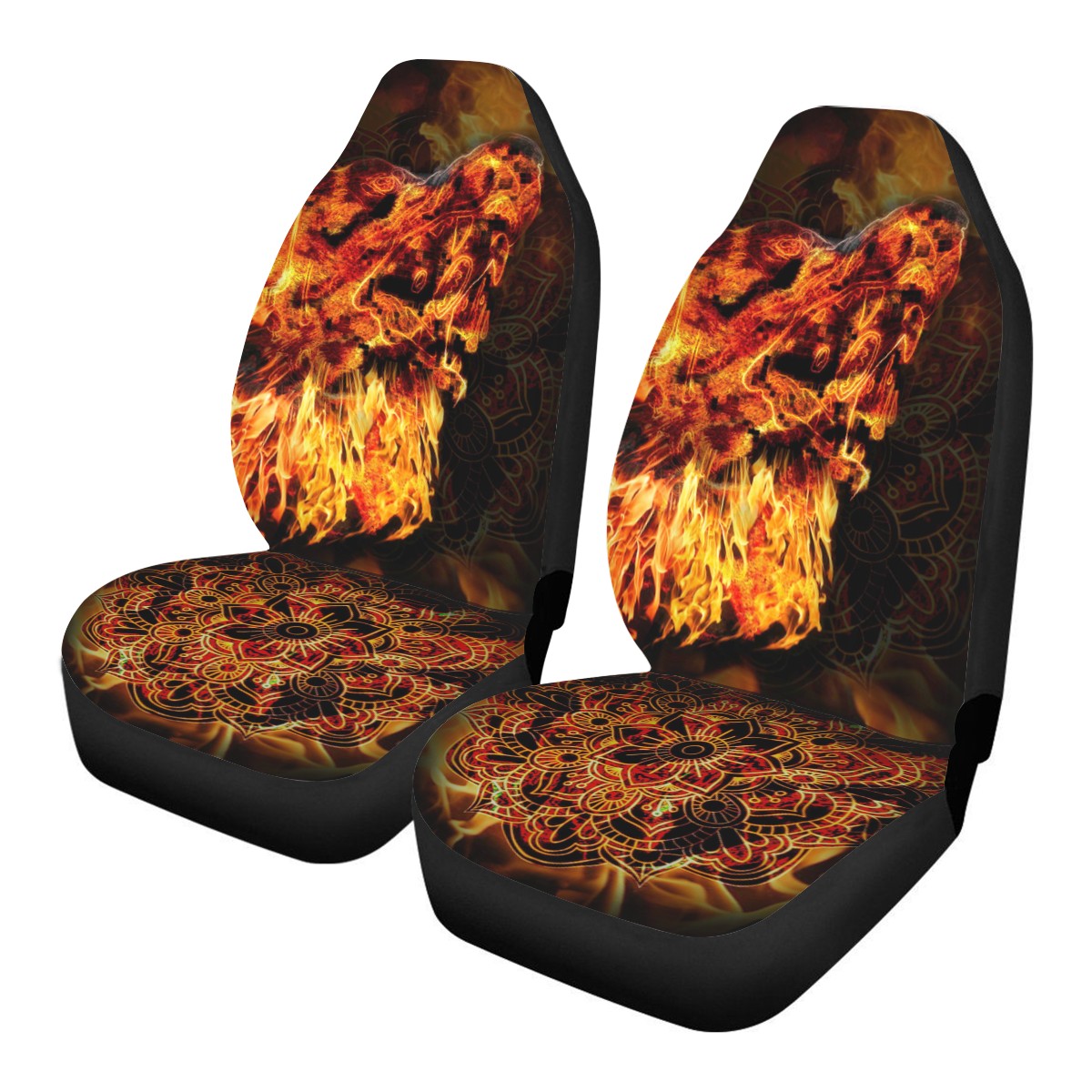 Wolf Custom Car Seat Covers